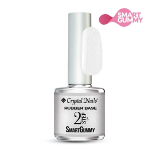 Crystal Nails 2S Smartgummy Rubber Base Gel - NR48 Shimmer White 8ML főképe